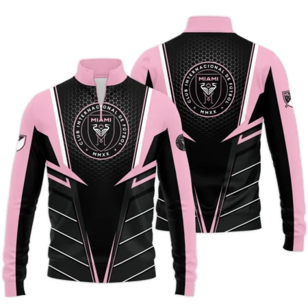 Special Release Inter Miami MLS Quarter Zip Jacket  All Over Prints HOMLS011024A01MIASWZ