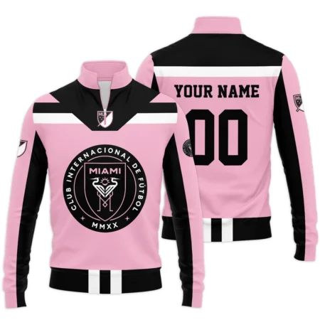 Special Release Inter Miami MLS Quarter Zip Jacket  All Over Prints HOMLS021024A01MIASWZ