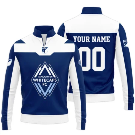 Special Release Vancouver Whitecaps MLS Quarter Zip Jacket  All Over Prints HOMLS021024A01VANSWZ