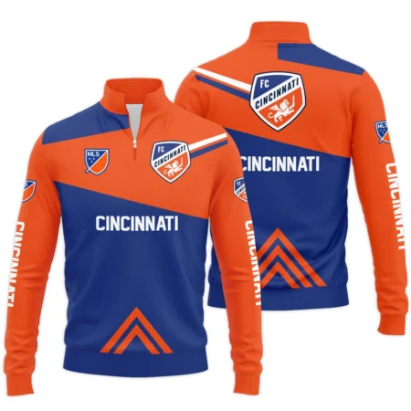 Special Release Cincinnati MLS Quarter Zip Jacket  All Over Prints HOMLS031024A01CINSWZ