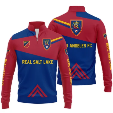 Special Release Real Salt Lake MLS Quarter Zip Jacket  All Over Prints HOMLS031024A01RSLSWZ