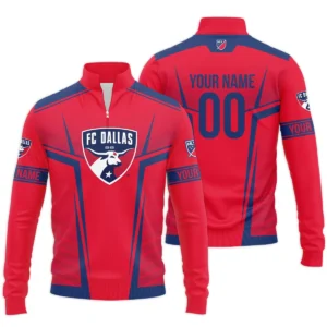 Special Release FC Dallas MLS Zipper Hoodie  All Over Prints QTMLS021024A1DALZHD