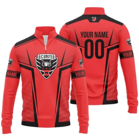 Special Release DC United MLS Quarter Zip Jacket  All Over Prints QTMLS021024A1DCSWZ