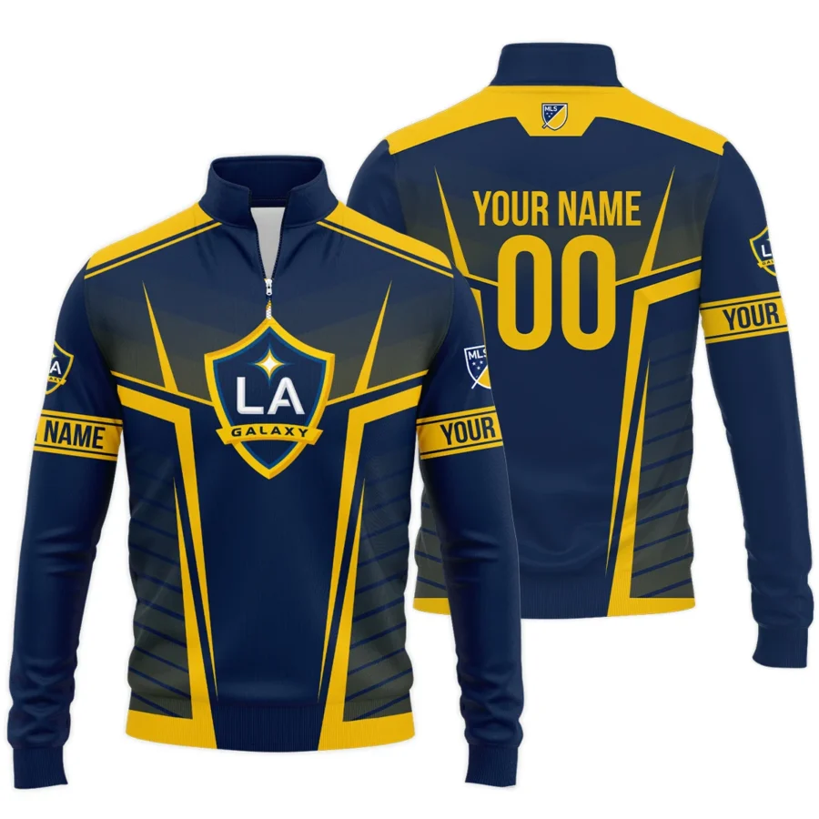 Special Release Personalized LA Galaxy MLS Quarter Zip Jacket  All Over Prints QTMLS021024A1LASWZ