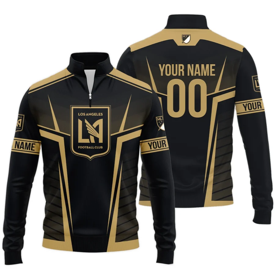 Special Release Personalized Los Angeles FC MLS Quarter Zip Jacket  All Over Prints QTMLS021024A1LAFSWZ