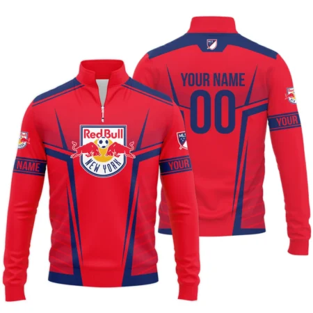 Special Release Personalized New York Red Bulls MLS Quarter Zip Jacket  All Over Prints QTMLS021024A1NYSWZ