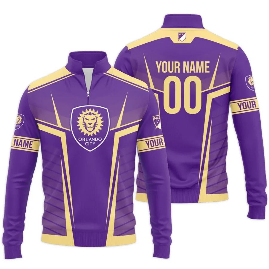 Special Release Orlando City MLS Quarter Zip Jacket  All Over Prints QTMLS021024A1ORLSWZ