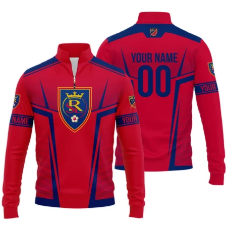 Special Release Personalized Real Salt Lake MLS Quarter Zip Jacket  All Over Prints QTMLS021024A1RSLSWZ