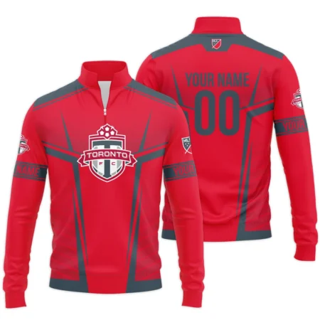 Special Release Toronto FC MLS Quarter Zip Jacket  All Over Prints QTMLS021024A1TORSWZ