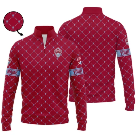 Special Release Personalized Colorado Rapids MLS Quarter Zip Jacket  All Over Prints QTMLS021024A3COLSWZ