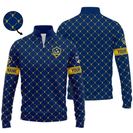 Special Release Personalized LA Galaxy MLS Quarter Zip Jacket  All Over Prints QTMLS021024A3LASWZ