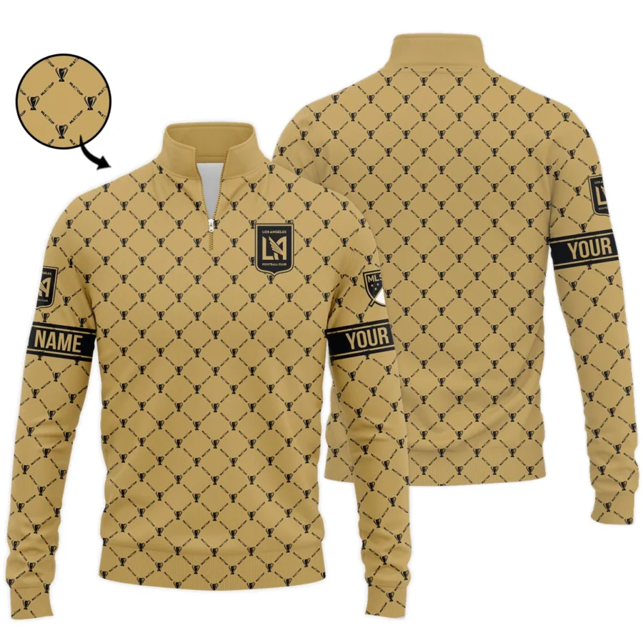 Special Release Personalized Los Angeles FC MLS Quarter Zip Jacket  All Over Prints QTMLS021024A3LAFSWZ