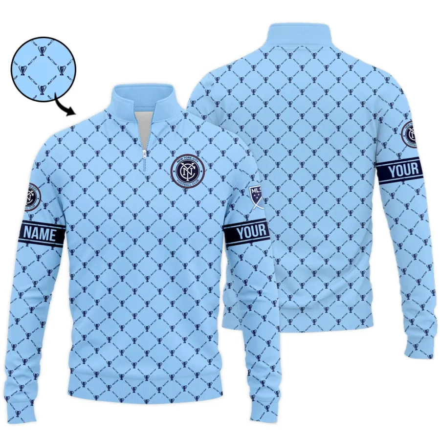 Special Release Personalized New York City MLS Quarter Zip Jacket  All Over Prints QTMLS021024A3NYCSWZ