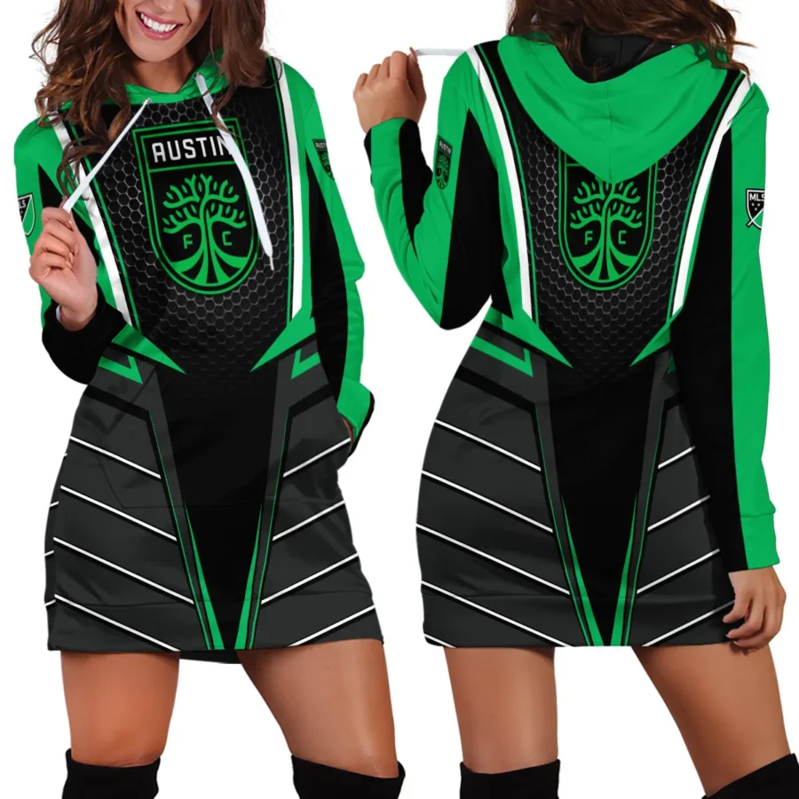 Special Release Austin FC MLS Hoodie Dress All Over Prints HOMLS011024A01ATXHDR