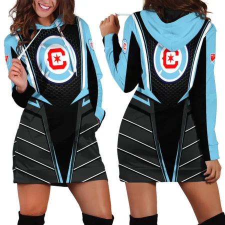 Special Release Chicago Fire MLS Hoodie Dress All Over Prints HOMLS011024A01CHIHDR