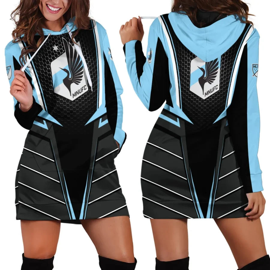 Special Release Minnesota United MLS Hoodie Dress All Over Prints HOMLS011024A01MINHDR