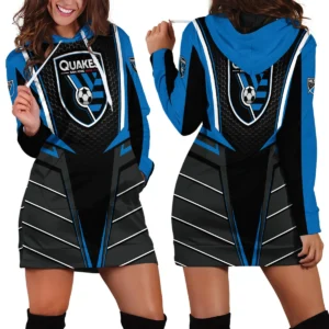 Special Release San Jose Earthquakes MLS Quarter Zip Jacket  All Over Prints HOMLS011024A01SJSWZ