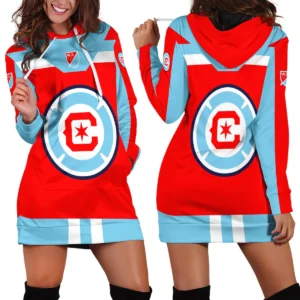 Special Release Chicago Fire MLS Hoodie Dress All Over Prints HOMLS021024A01CHIHDR