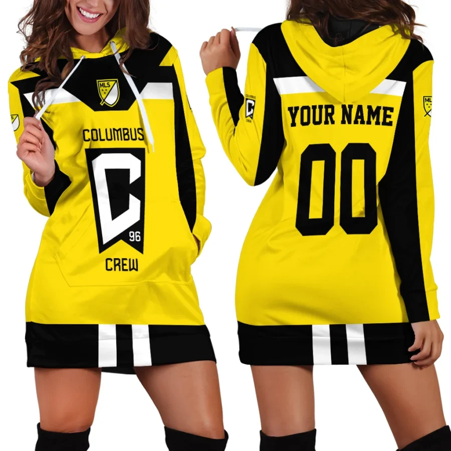 Special Release Columbus Crew MLS Hoodie Dress All Over Prints HOMLS021024A01CLBHDR