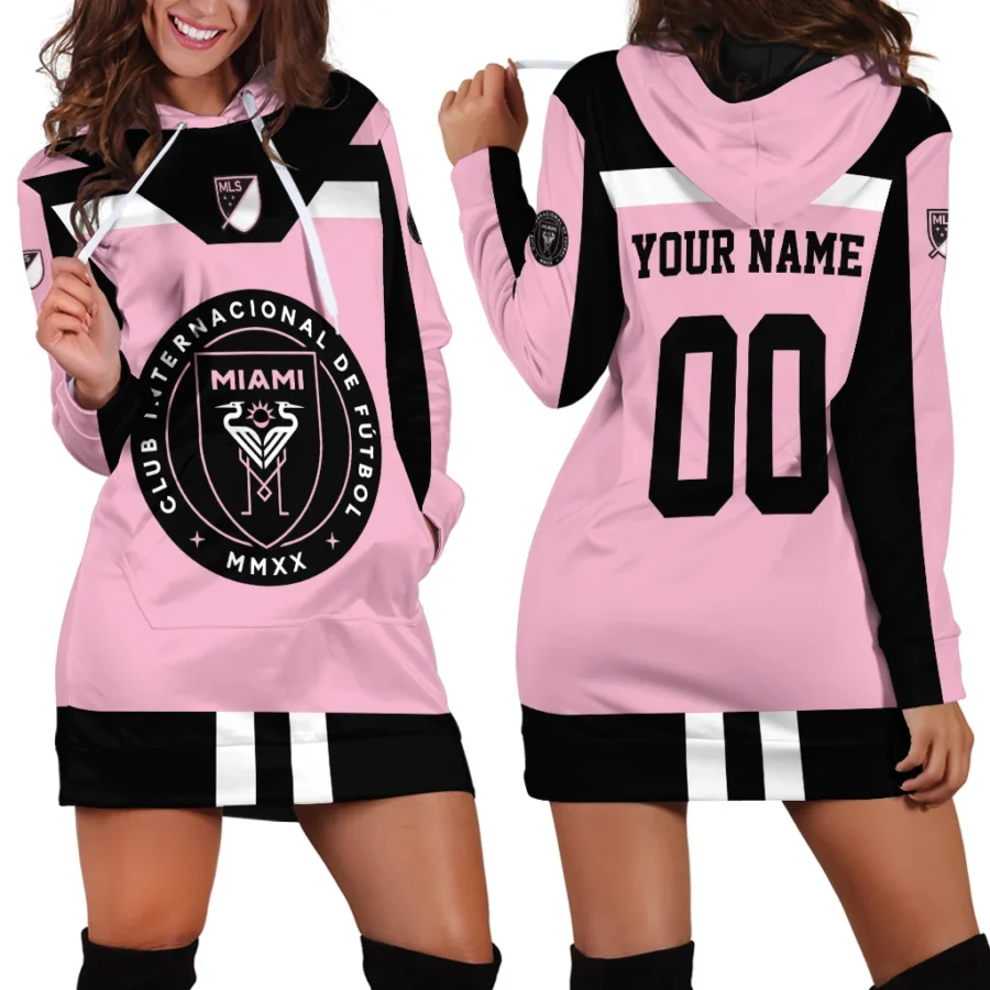 Special Release Inter Miami MLS Hoodie Dress All Over Prints HOMLS021024A01MIAHDR