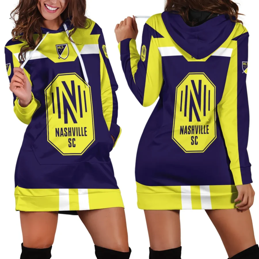 Special Release Nashville SC MLS Hoodie Dress All Over Prints HOMLS021024A01NSHHDR