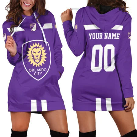 Special Release Orlando City MLS Hoodie Dress All Over Prints HOMLS021024A01ORLHDR