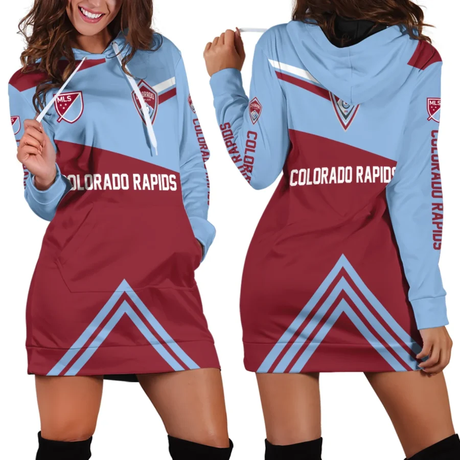 Special Release Colorado Rapids MLS Hoodie Dress All Over Prints HOMLS031024A01COLHDR