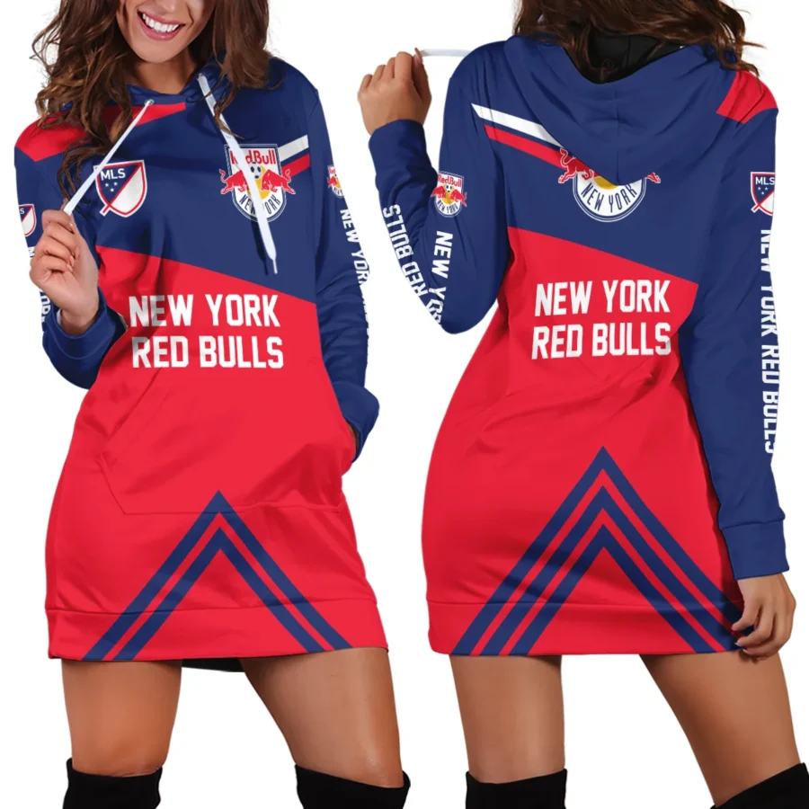 Special Release New York Red Bulls MLS Hoodie Dress All Over Prints HOMLS031024A01NYHDR