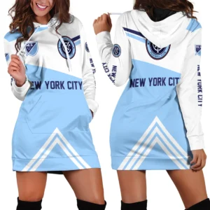 MLS New York City Exclusive All Over Prints BLMLS31024A1NYCQHD - 1/4 Zipper Hoodie