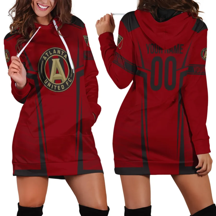 Special Release Atlanta United MLS Hoodie Dress All Over Prints QTMLS021024A1ATLHDR