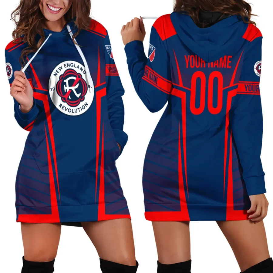 Special Release New England MLS Hoodie Dress All Over Prints QTMLS021024A1NEHDR