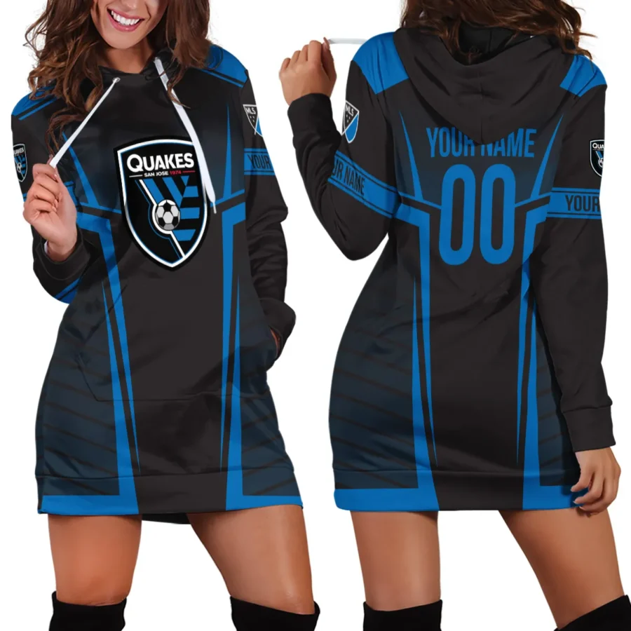 Special Release San Jose Earthquakes MLS Hoodie Dress All Over Prints QTMLS021024A1SJHDR