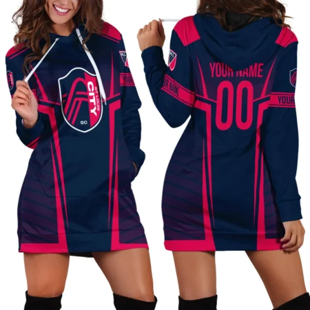 Special Release St. Louis City MLS Hoodie Dress All Over Prints QTMLS021024A1STLHDR