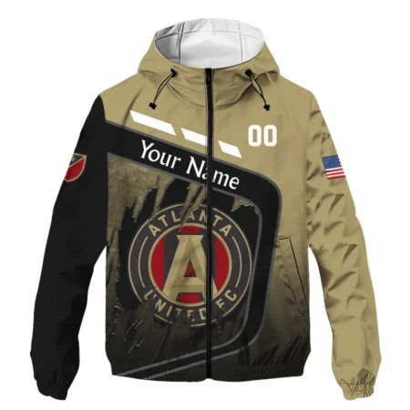 MLS Atlanta United Exclusive All Over Prints BLMLS51024A1ATLWJ - Windbreaker Outdoor Jacket