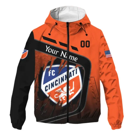 MLS Cincinnati Exclusive All Over Prints BLMLS51024A1CINWJ - Windbreaker Outdoor Jacket