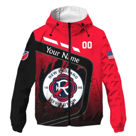 MLS New England Exclusive All Over Prints BLMLS51024A1NEWJ - Windbreaker Outdoor Jacket