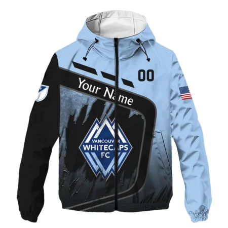 MLS Vancouver Whitecaps Exclusive All Over Prints BLMLS51024A1VANWJ - Windbreaker Outdoor Jacket