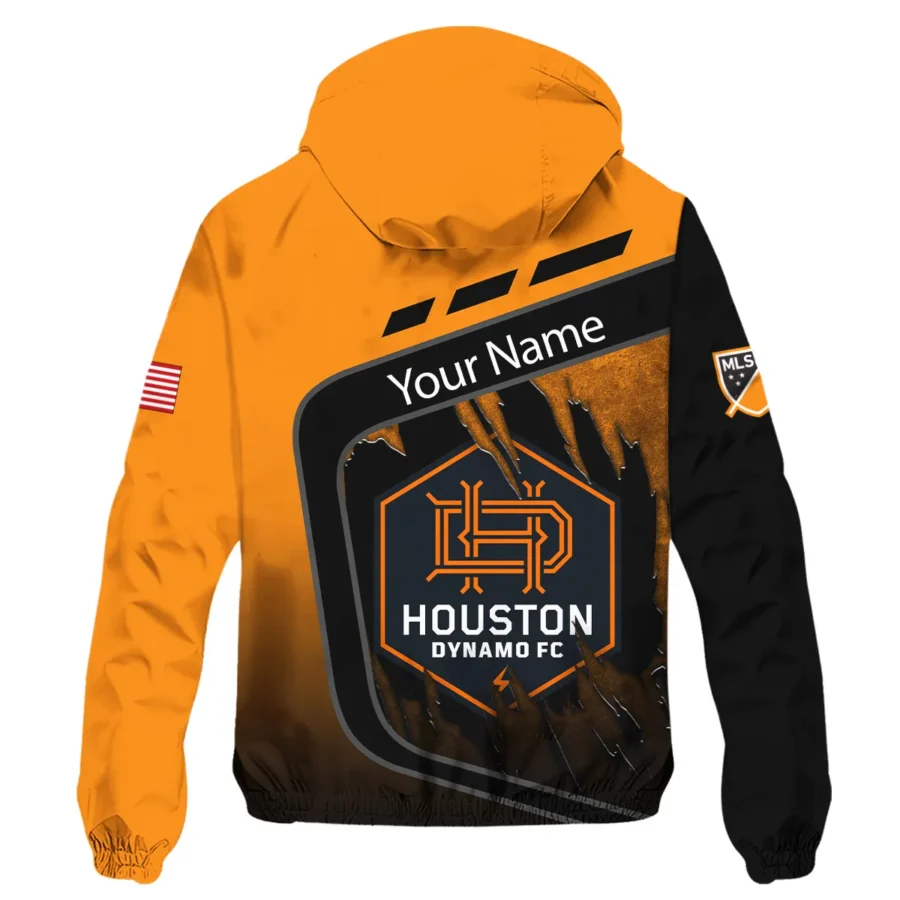 MLS Houston Dynamo Exclusive All Over Prints BLMLS51024A1HOUWJ - Windbreaker Outdoor Jacket