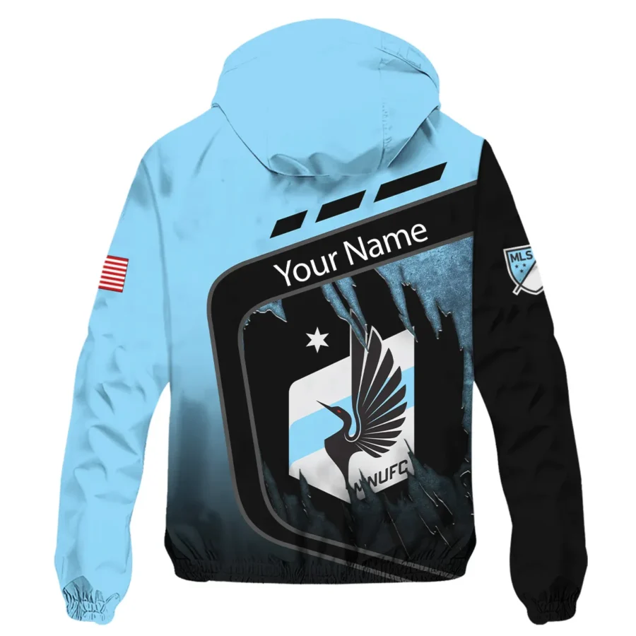 MLS Minnesota United Exclusive All Over Prints BLMLS51024A1MINWJ - Windbreaker Outdoor Jacket