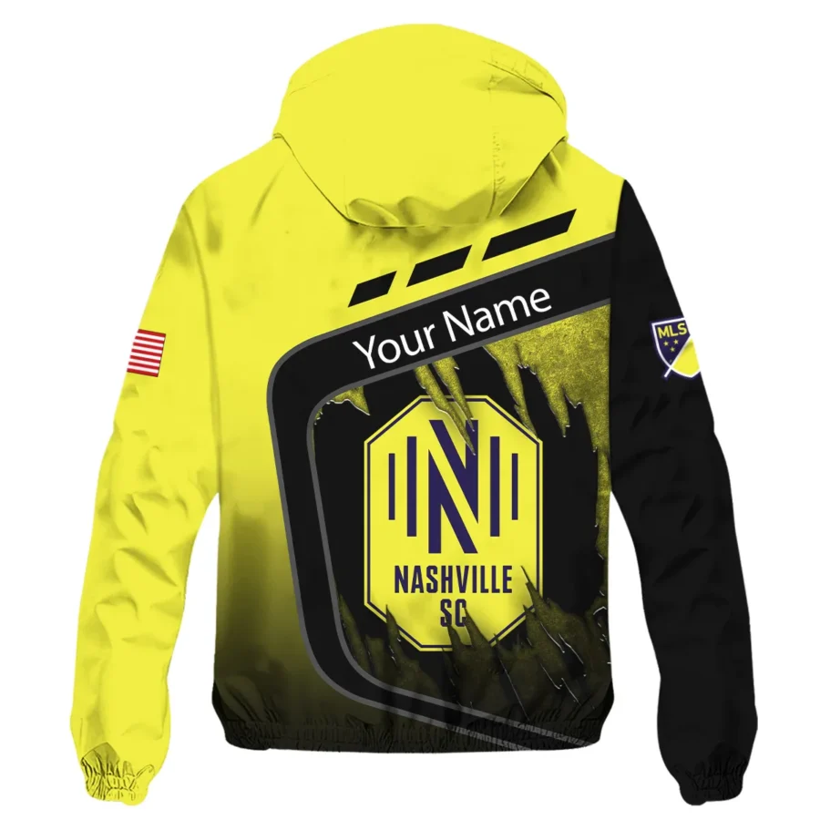 MLS Nashville SC Exclusive All Over Prints BLMLS51024A1NSHWJ - Windbreaker Outdoor Jacket