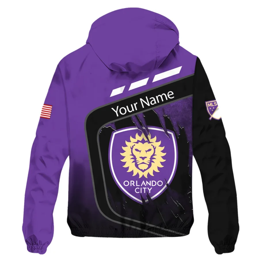 MLS Orlando City Exclusive All Over Prints BLMLS51024A1ORLWJ - Windbreaker Outdoor Jacket