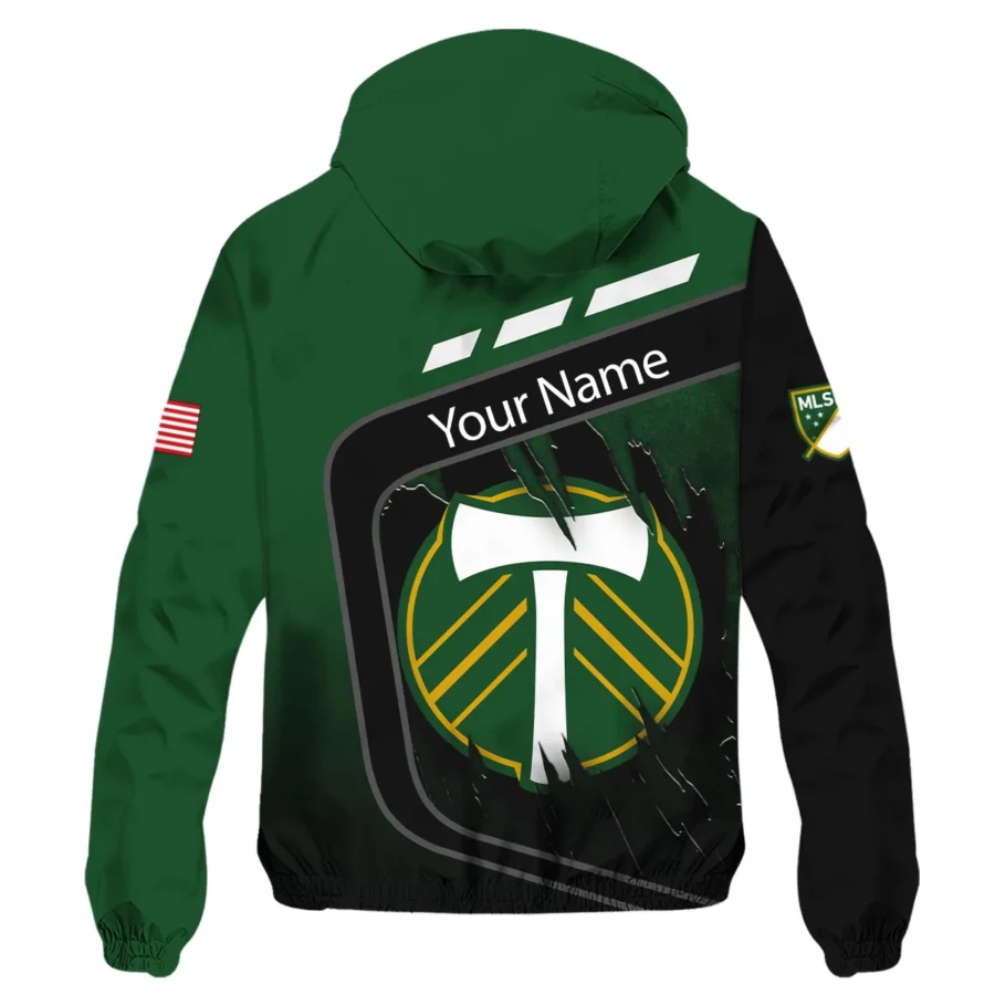 MLS Portland Timbers Exclusive All Over Prints BLMLS51024A1PORWJ - Windbreaker Outdoor Jacket