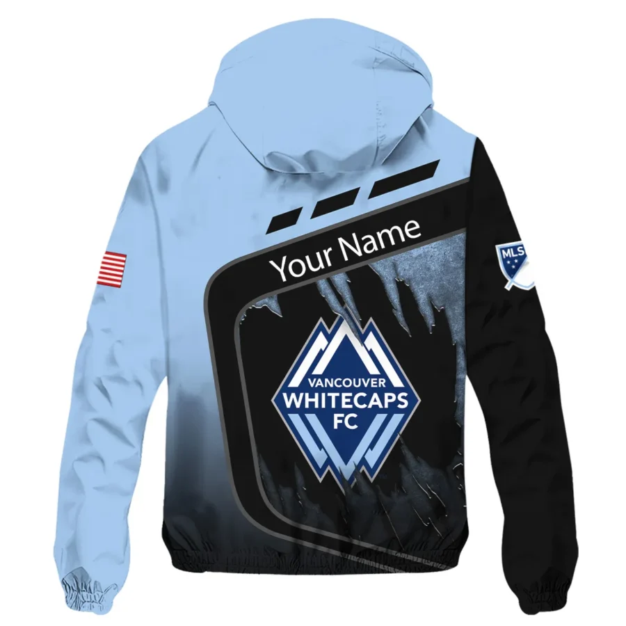 MLS Vancouver Whitecaps Exclusive All Over Prints BLMLS51024A1VANWJ - Windbreaker Outdoor Jacket