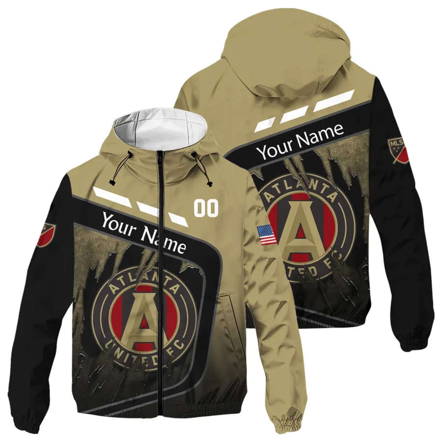 MLS Atlanta United Exclusive All Over Prints BLMLS51024A1ATLWJ - Windbreaker Outdoor Jacket