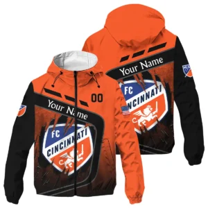 MLS Cincinnati Exclusive All Over Prints BLMLS51024A1CLBWJ - Windbreaker Outdoor Jacket