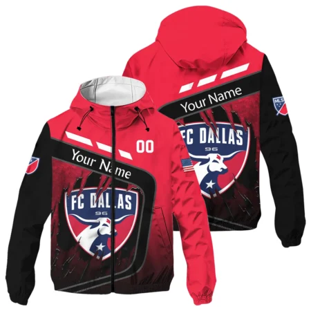 MLS FC Dallas Exclusive All Over Prints BLMLS51024A1DALWJ - Windbreaker Outdoor Jacket