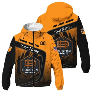 MLS Houston Dynamo Exclusive All Over Prints BLMLS51024A1HOUZHD - Zip Hoodie