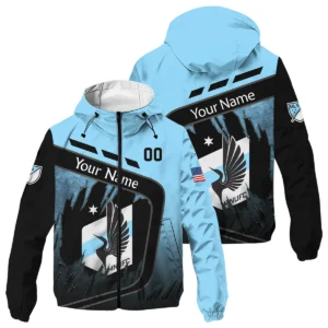 MLS Minnesota United Exclusive All Over Prints BLMLS51024A1MINSWZ - Quarter Zip Jacket