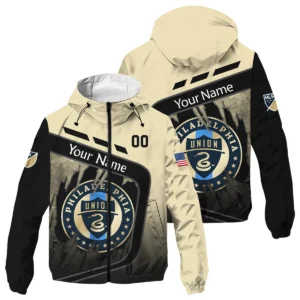 MLS Philadelphia Union Exclusive All Over Prints BLMLS51024A1PHISWZ - Quarter Zip Jacket