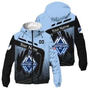 MLS Vancouver Whitecaps Exclusive All Over Prints BLMLS51024A1VANSWZ - Quarter Zip Jacket